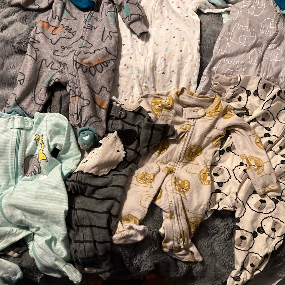 Newborn pjs lot